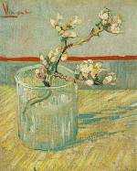 Blossoming Almond Branch in a Glass