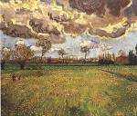 Landscape Under a Stormy Sky