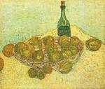 Still Life: Bottle, Lemons and Oranges