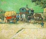 Encampment of Gypsies with Caravans