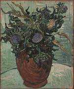 Still Life: Vase with Flower and Thistles