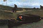 Peat Boat with Two Figures