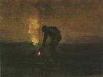 Peasant Burning Weeds