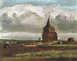 Old Tower at Nuenen with a Ploughman, The