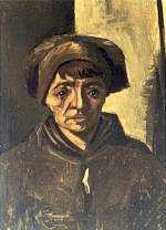 Head of a Peasant Woman with Dark Cap