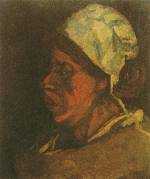 Head of a Peasant Woman with White Cap