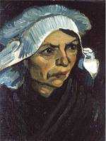 Head of a Peasant Woman with White Cap