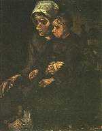 Peasant Woman with Child on Her Lap