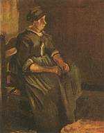 Peasant Woman Sitting on a Chair