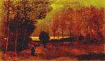 Autumn Landscape at Dusk