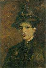 Portrait of a Woman with Hat