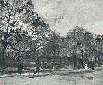 Bois de Boulogne with People Walking, The