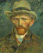 Self-Portrait with Grey Felt Hat