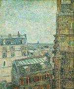 View of Paris from Vincent's Room in the Rue Lepic