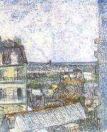 View of Paris from Vincent's Room in the Rue Lepic