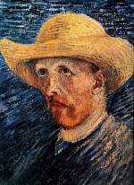 Self-Portrait with Straw Hat