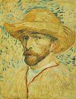 Self-Portrait with Straw Hat