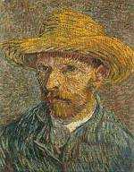 Self-Portrait with Straw Hat