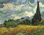 Wheat Field with Cypresses at the Haute Galline Ne