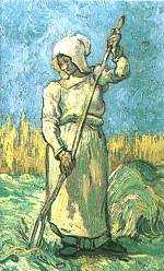 Peasant Woman with a Rake (after Millet)